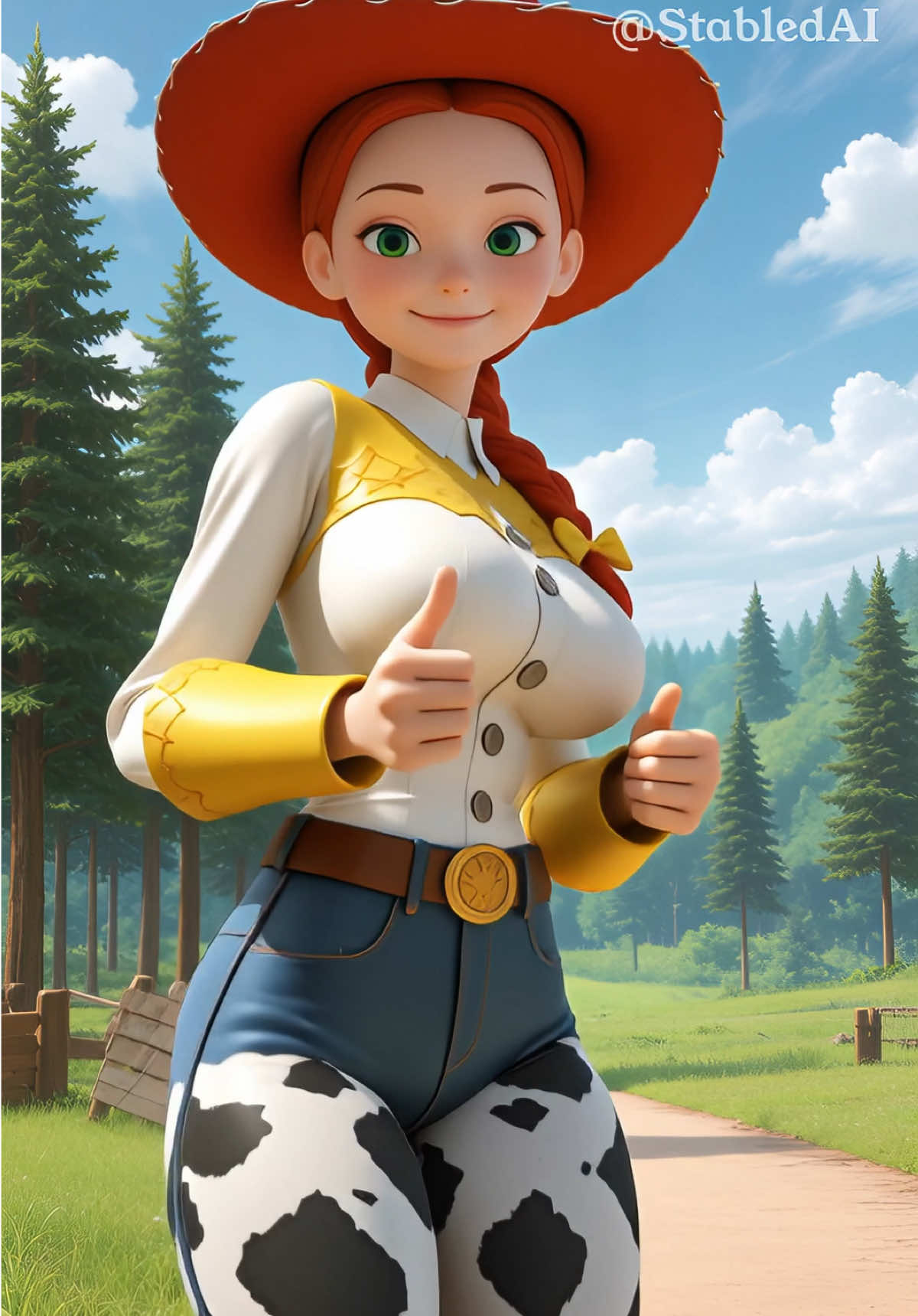 Jessie - Toy Story #toystory #jessie #cartoon #anime #dance 