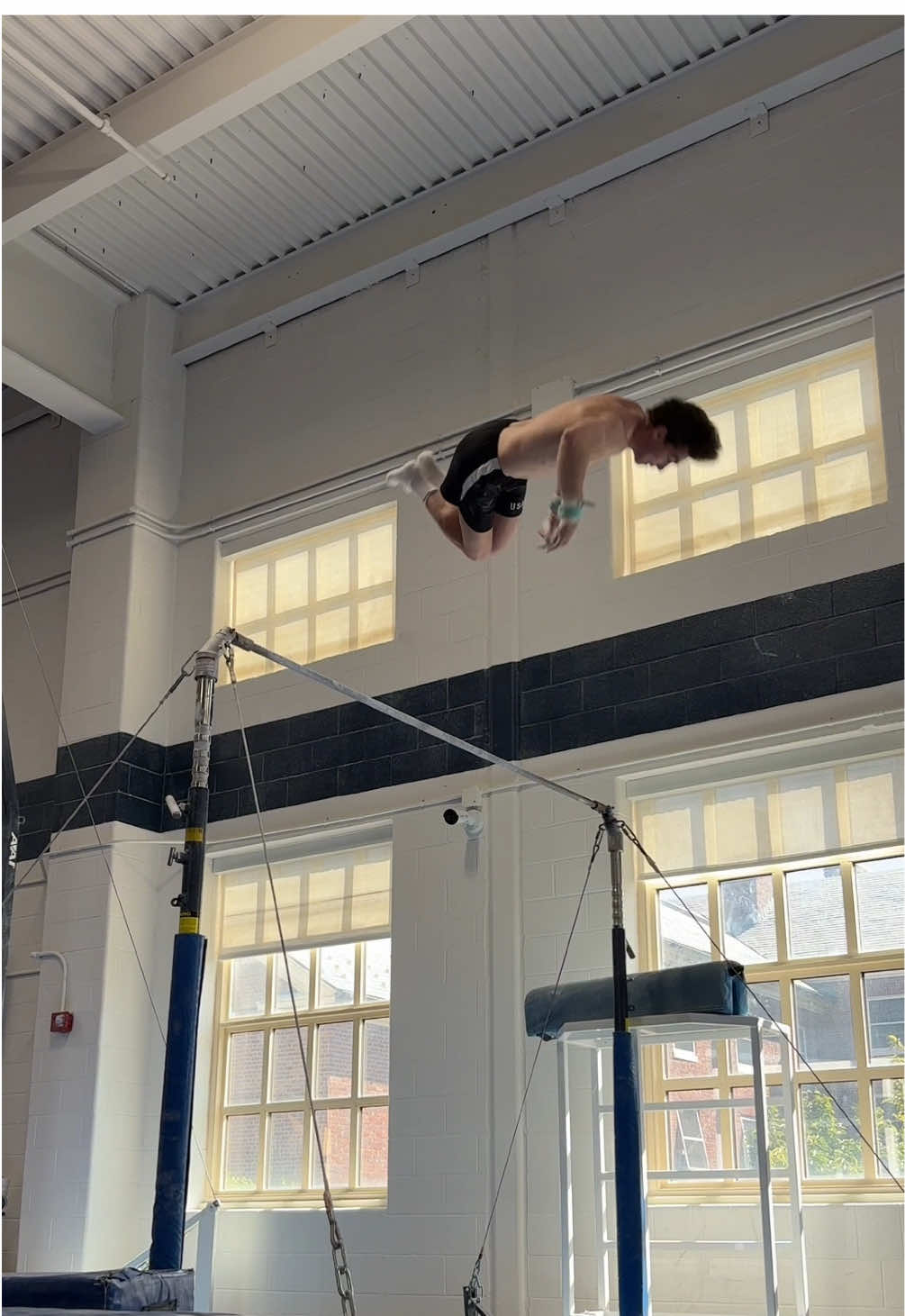 Part of the learning process #gymnastics #gymnast #pennstate