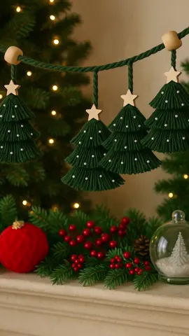 Diy Cordão Natalino  #craft #Christmas #rusticdecor 