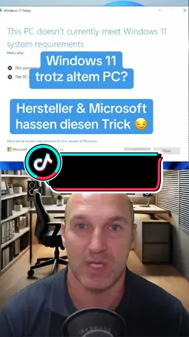 Windows 11 trotz altem PC installieren? 🚀 Kein TPM 2.0, kein Secure Boot, CPU zu alt? Mit Rufus kannst du ganz einfach einen Installations-Stick erstellen und alle Hürden umgehen. 😏 Achtung kein offizieller Support von MS :-)  👉 Folge @marco_itech für mehr geheime IT-Hacks! #EduTok #fachinformatik #windows #it #computer 