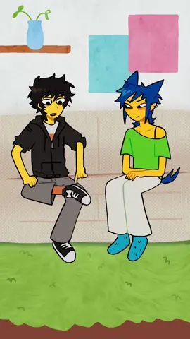 i barely know @Squochi for 3 weeks and she calling me names Ok  #animation #toonsquid #tweening #oc #art 