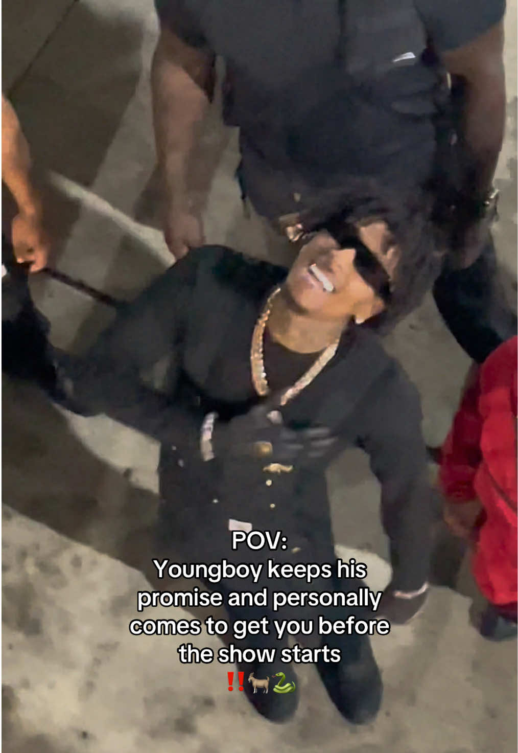 It’s the I love you too for me! 🤞🏾🫠🤘🏽Yall can faint Now! This was a bet we made 6 years Ago! They don’t call my boy the goat for no reason!  He kept his word ‼️ & you and I are not the same! 🥰🐐 #yb #youngboyneverbrokeagain #viral #ybconcert #masa 