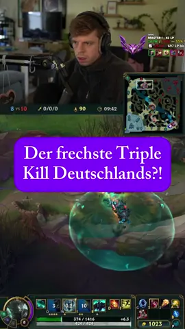 Manchmal muss man frech sein um als Gewinner aus dem Match zu gehen 🏆 #leagueoflegends 