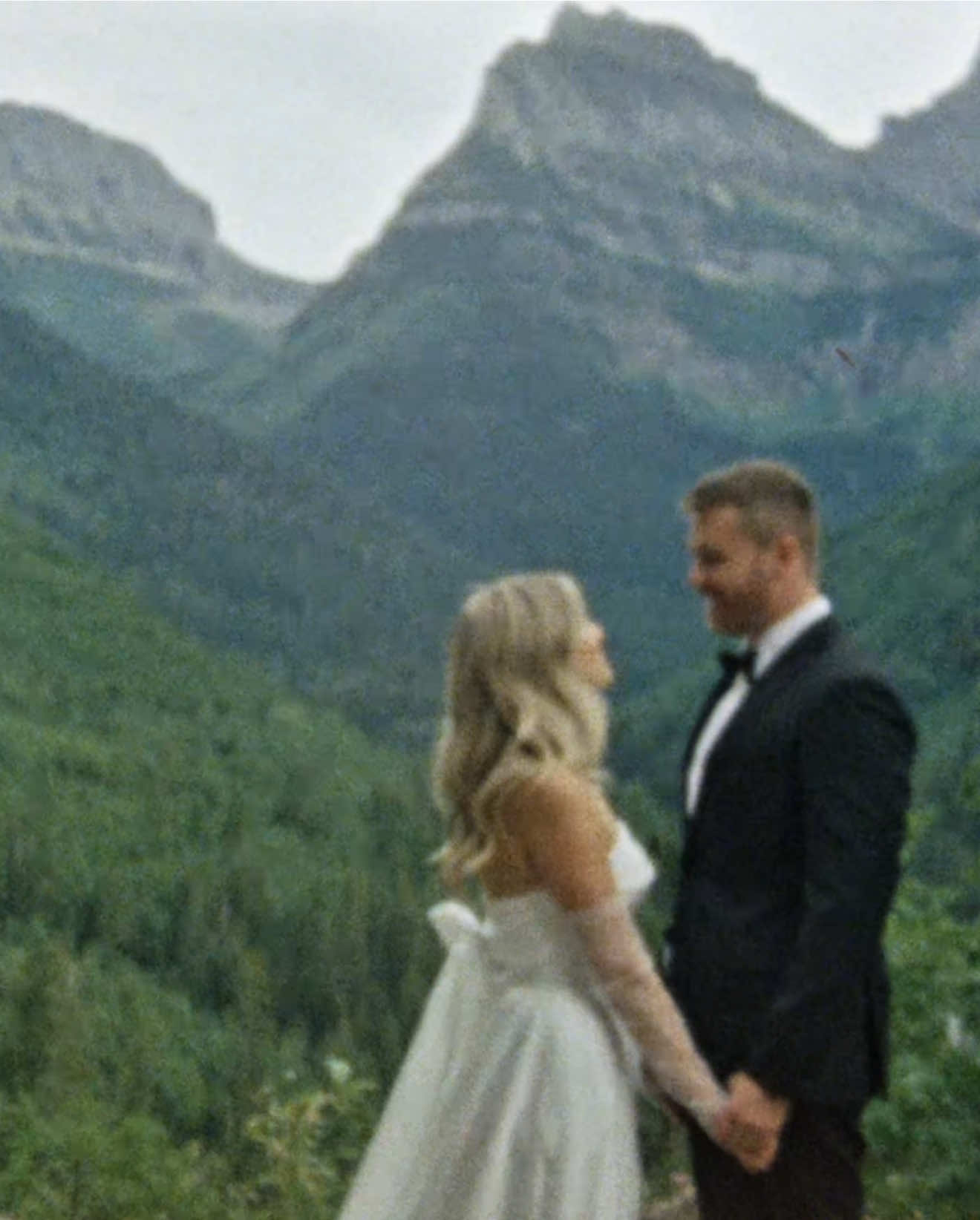 Super 8mm film of Emily and Scott’s Elopement in Montana 🏔️ 💍  #montanaelopement #super8mm #super8 #film #weddingdayvibes 