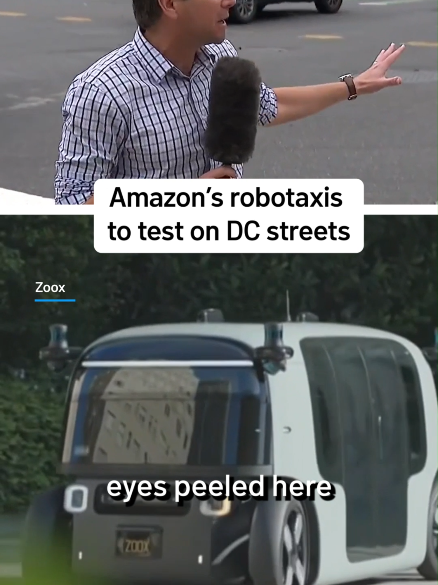 Amazon announced it will test drive its robotaxis — known as Zoox — on the streets of D.C. Transportation Reporter Adam Tuss explains where the vehicles could be sharing the road. #dmvtiktok #districtofcolumbia #washingtondc #dctiktok #DMVnews #DMVtiktok #DCnews #virginia #maryland #robotaxis #selfdrivingcar #zoox #waymo #amazoncar #amazon #robots