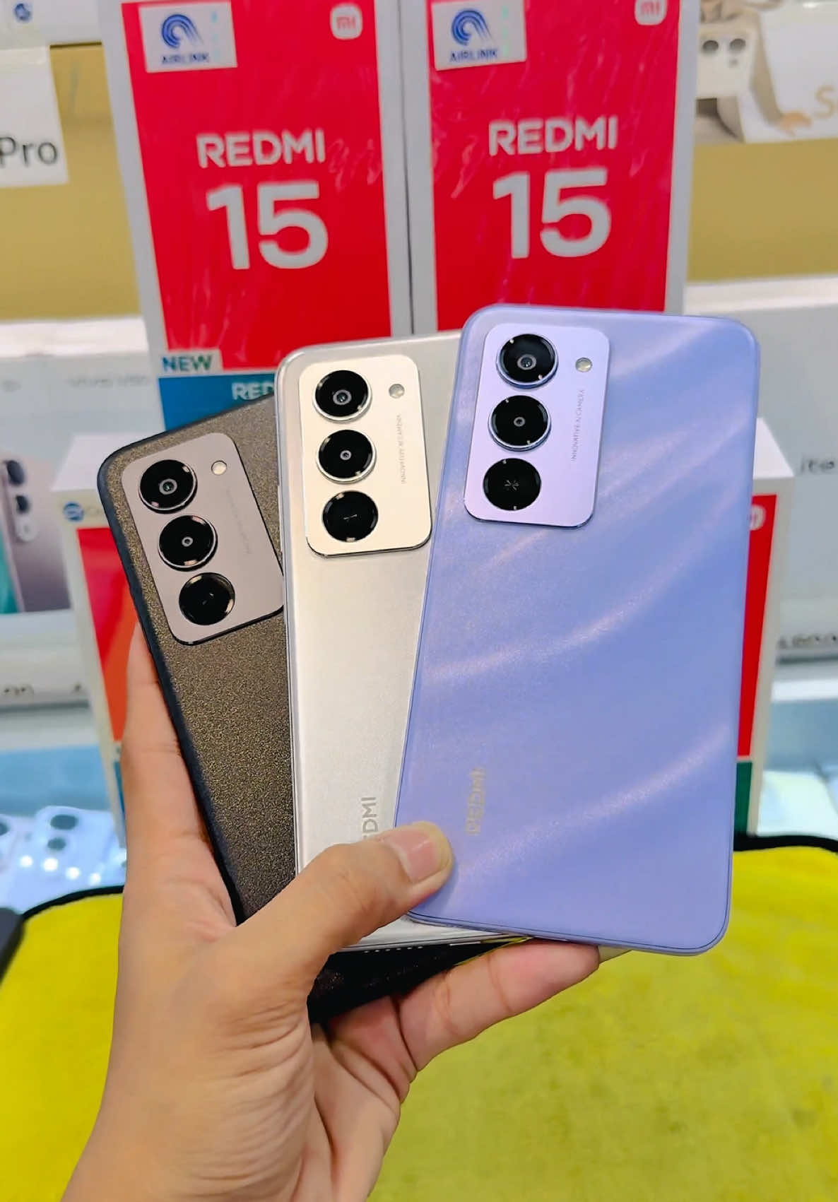 Redmi 15🔥🖤🩶💜(8+8=16GB/128GB) 7000mAh🔋❤️‍🔥#xiaomi #redmi15 #xiaomiredmi15 #redmi15series #xiaomipakistan @XiaomiPakistan @Xiaomi 