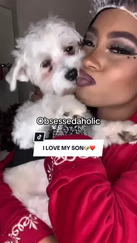 I want my son back this small again.😫 I ❤️ my son down!!🐶  #throwback #sonandmom #maltese #dogsoftiktok #puppylove #cutedog #dogmom #dogmomlife #puppytiktok 