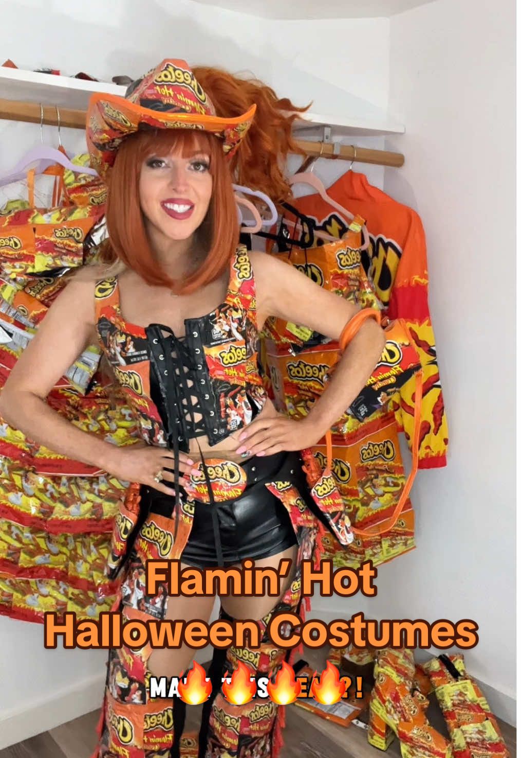 Okay guys lets rate my DIY Flamin’ Hot Cheetos Halloween Costumes from the last FOUR years🔥🔥🔥 @Chester Cheetah @Flamin’ Hot  If you’ve been here for a little while you know I have a little bit of a tradition going on here around Halloween… every year I try to out-do myself from the year before and it has been so darn fun. I am such a theme girl and I love dressing up more than anything on earth… so Halloween is like my Met Gala🔥🤩  Okay let me know which one of your fav!! AND OHMYGOD I have quite a few 🔥🔥 ideas for this years costume, but I'd also LOVE to hear what you guys think I should be!!!!!! Stay tuned for year 5🔥✨ . . . . #halloweencostume #flaminhotcheetos #spookyseason #diyhalloweencostumes #cheetos 
