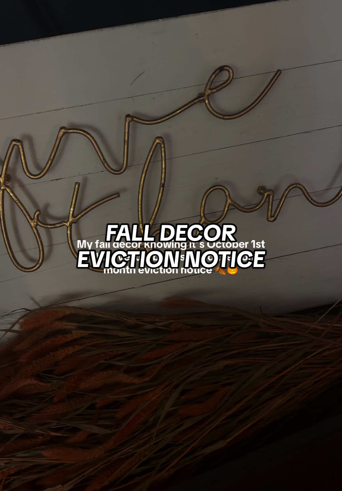 Hello October 🍂 no rush, but my Christmas tree is yelling at me from storage #october1st #falldecor #fallaesthetic #fallvibes #christmascountdown  Fall decor, October 1st, happy October, fall vibes, Christmas countdown, closer to Christmas, relatable