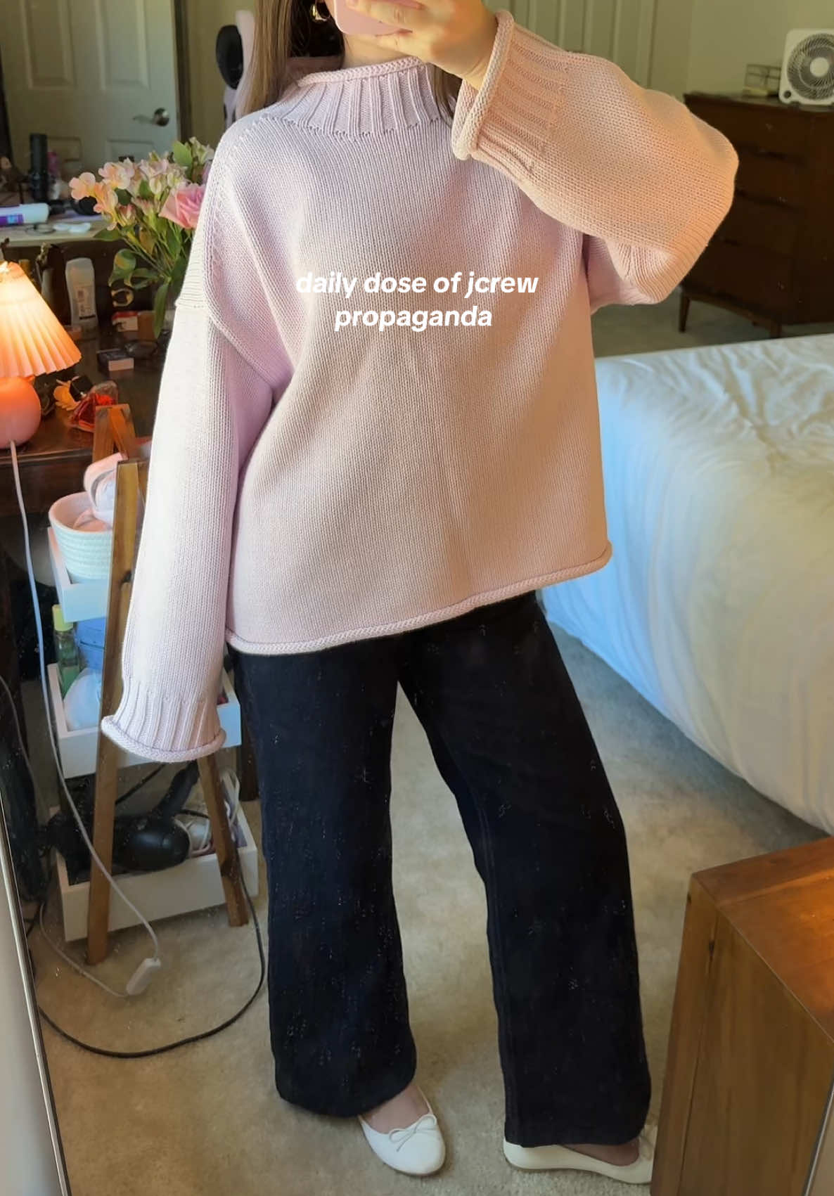 yes i’m OBSESSED!! im just a #shopaholic i’m actually addicted to shopping pls help! Anyways this is the JCrew Rollneck Sweater in Peppermint Ice 10/10 ⭐️ #fallfashion #sweater #jcrew @J.Crew @J.Crew Factory 