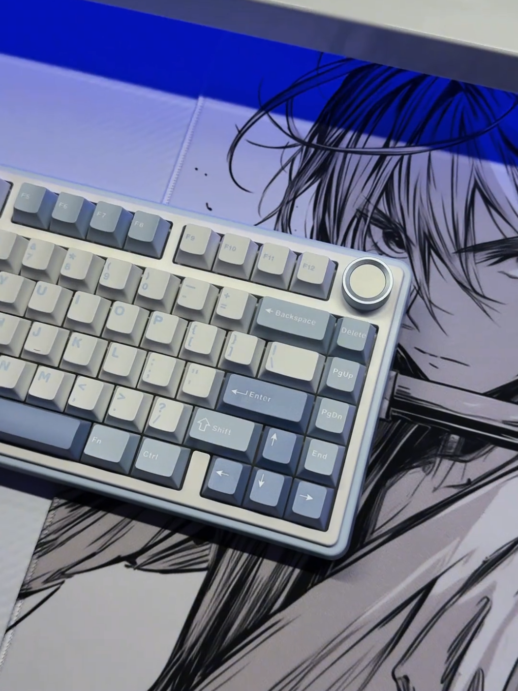 This EPOMAKER x AULA F75 Gaming Keyboard is Insanely Cool @Aula @Epomaker Keyboard  #aula #epomaker #pc #setup #fyp 