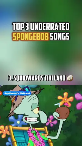 Top 3 underrated SpongeBob songs. Which one is your favorite? #spongebob #spongebobsquarepants #trending #viral #fyp 