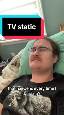 There was no way to describe it before the television #comedy #rant #dehydrated #drinksomewater #tvstatic 