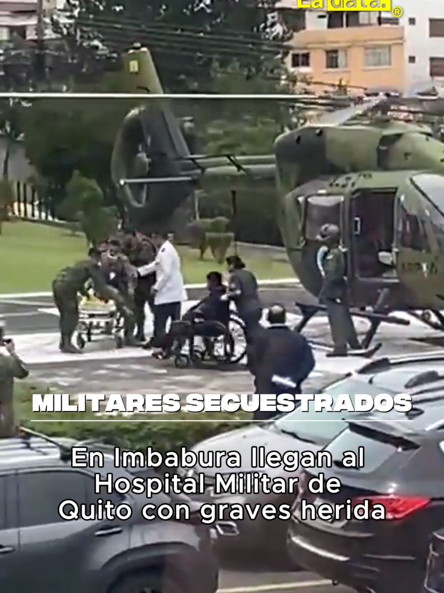 #Tendencia Militares secuestrados en Imbabura llegan al Hospital Militar de Quito con graves heridas Los militares que fueron secuestrados durante el paro, entre el 30 de septiembre y el 1 de octubre, fueron trasladados hasta el Hospital Militar de Quito tras su liberación en Imbabura. El ministro de Defensa, Gian Carlo Loffredo, confirmó que varios de ellos se encuentran gravemente heridos. Uno de los soldados presenta el rostro desfigurado, además de múltiples fracturas y contusiones ocasionadas durante el ataque al convoy humanitario. @ladataec 👈 #LaData #TendenciaPolítica #Seguridad #ParoNacional 