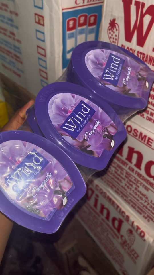 Wind Gel Airfeshner Available in different fragrances🛍️ - - Price: 6,000 only  Available for instant delivery🚚💯 - Send us A Dm to place orders☺️  - Or message us on WhatsApp  09071375454 - #windairfreshner #roomscents #CapCut 
