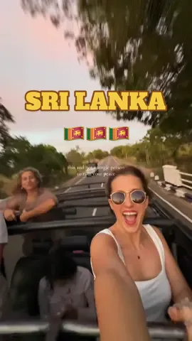this is your sign to BOOK THAT FLIGHT 🫶 #srilanka #safari #girlswhotravel #sunset 