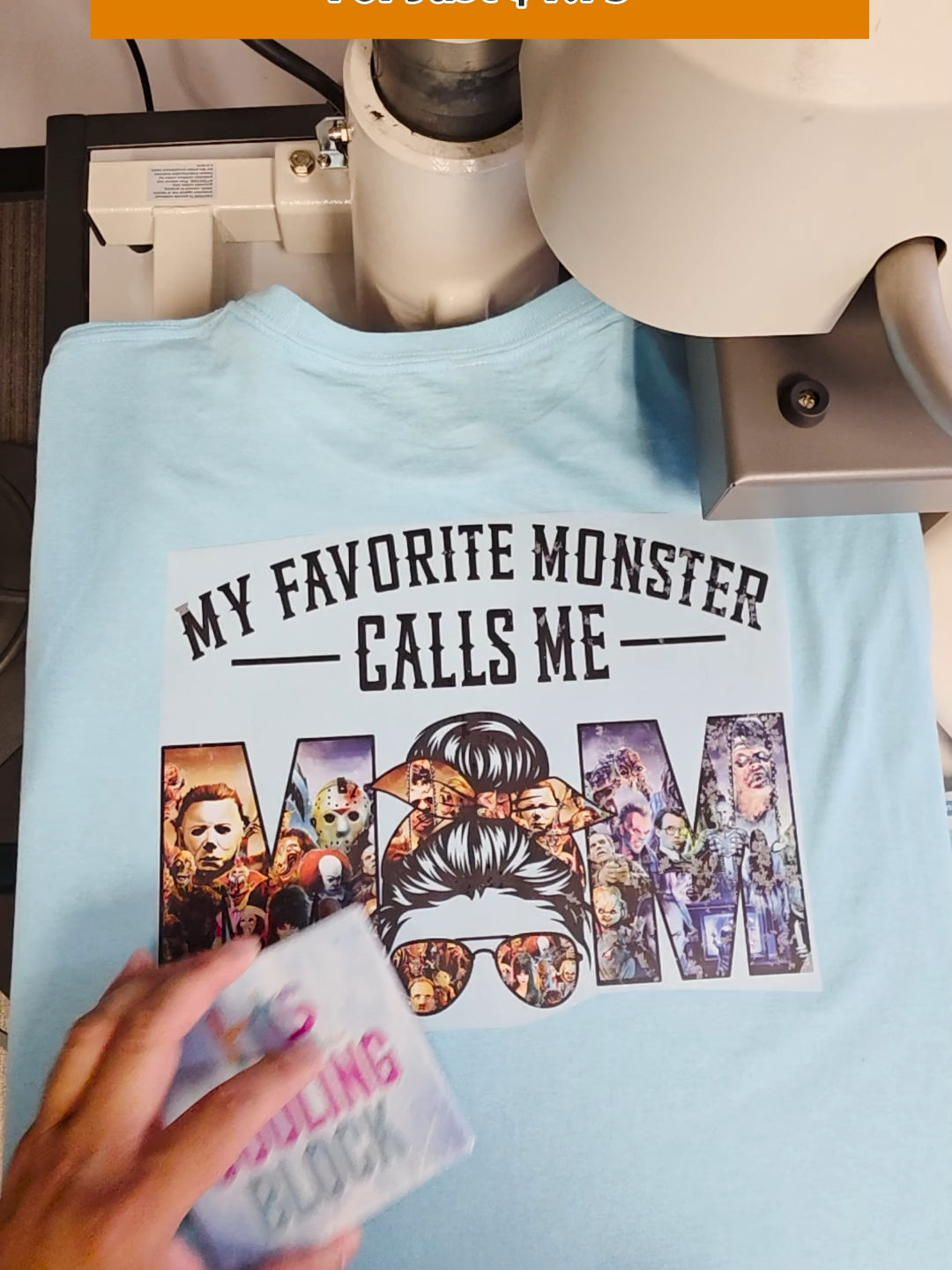 Boo-tiful shirts in minutes! 👻 Halloween DTF transfers ready to press.  #HalloweenDTF #shirtbusiness #cricutforbeginners #silkscreentransfers #dtf #htvvinyl