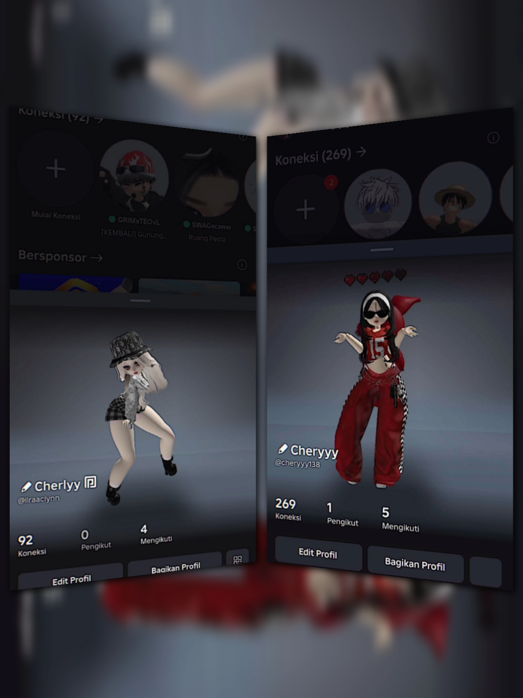 duo with @Cheryyy sayangku💋 #robloxedit #robloxgames #robloxfyp #collab 