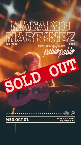 Gracias NY, nos vemos esta noche, gracias por venir  los shows, boletos para todos mis conciertos disponibles en el enlace de mi perfil. ❤️🌠 #macariomartinez #musicamexicana #folk 