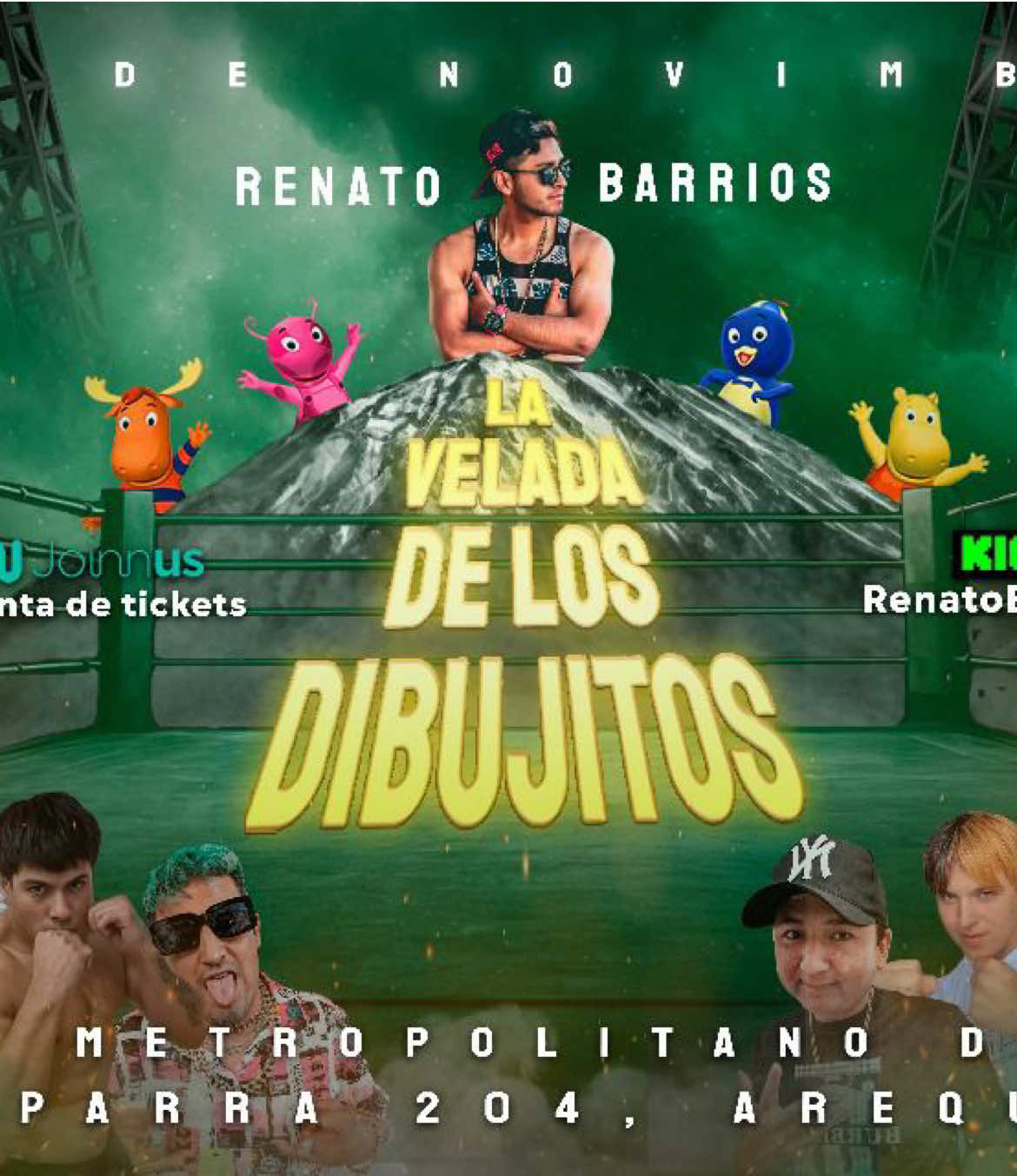 Comenten compartan y del like para regalar las entradas #pelea #velada #dibujitos #arequipa_peru🇵🇪 #paratii @Renato Barrios 