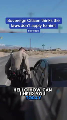 Sovereign Citizen thinks he’s above the law! News flash; HES NOT 