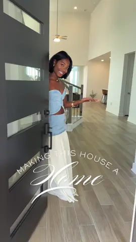 Part 4: from wall to W O W 🔥🤩 We have been waiting MONTHS to complete this project and are beyond thrilled with how @Felipe Romero whipped this baby together. I have dreamssss about that limewash 🤤 Now we definitely need some new furniture to fit the feng shui 👀 But until then, how do yall like the newest addition to the Gaines’ residence??? 🙌🏾 Also, you can find my outfit pinned on our LTK in the bio  #fyp #foryoupage #homerenovation #homedecor 