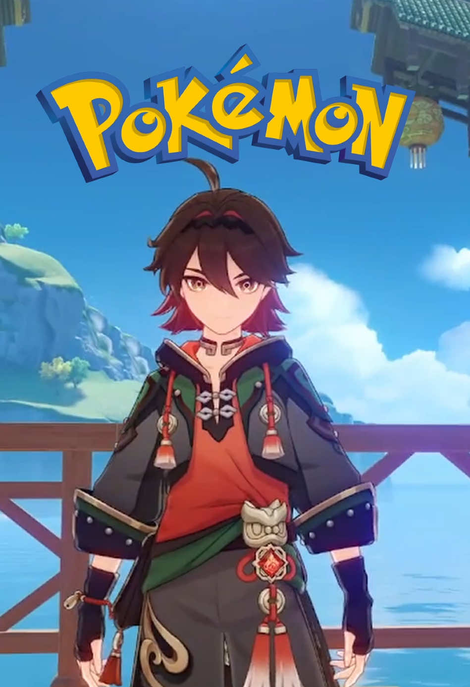 A Pokémon for Gaming in Genshin Impact! #genshin #GenshinImpact #pokemon #furina #fyp 