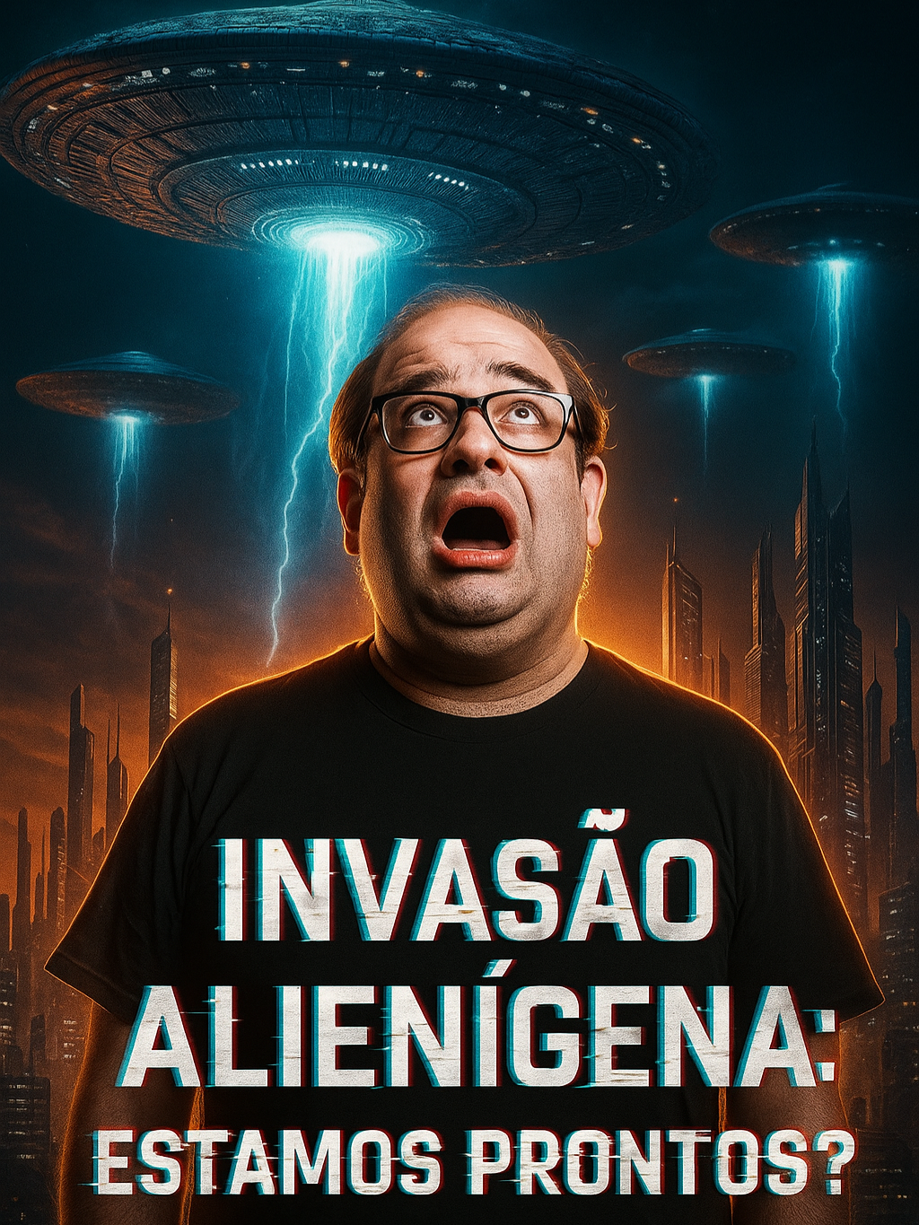 E se os ALIENS invadissem a Terra?🛸👽#sergiosacani #alienigenas #misterio #aliens #ESe