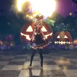 Ya llegó el mes de Halloween💕| Happy Halloween~Rin kagamine español🎃💛 #rinkagamine #vocaloid #viral #parati #fyp 
