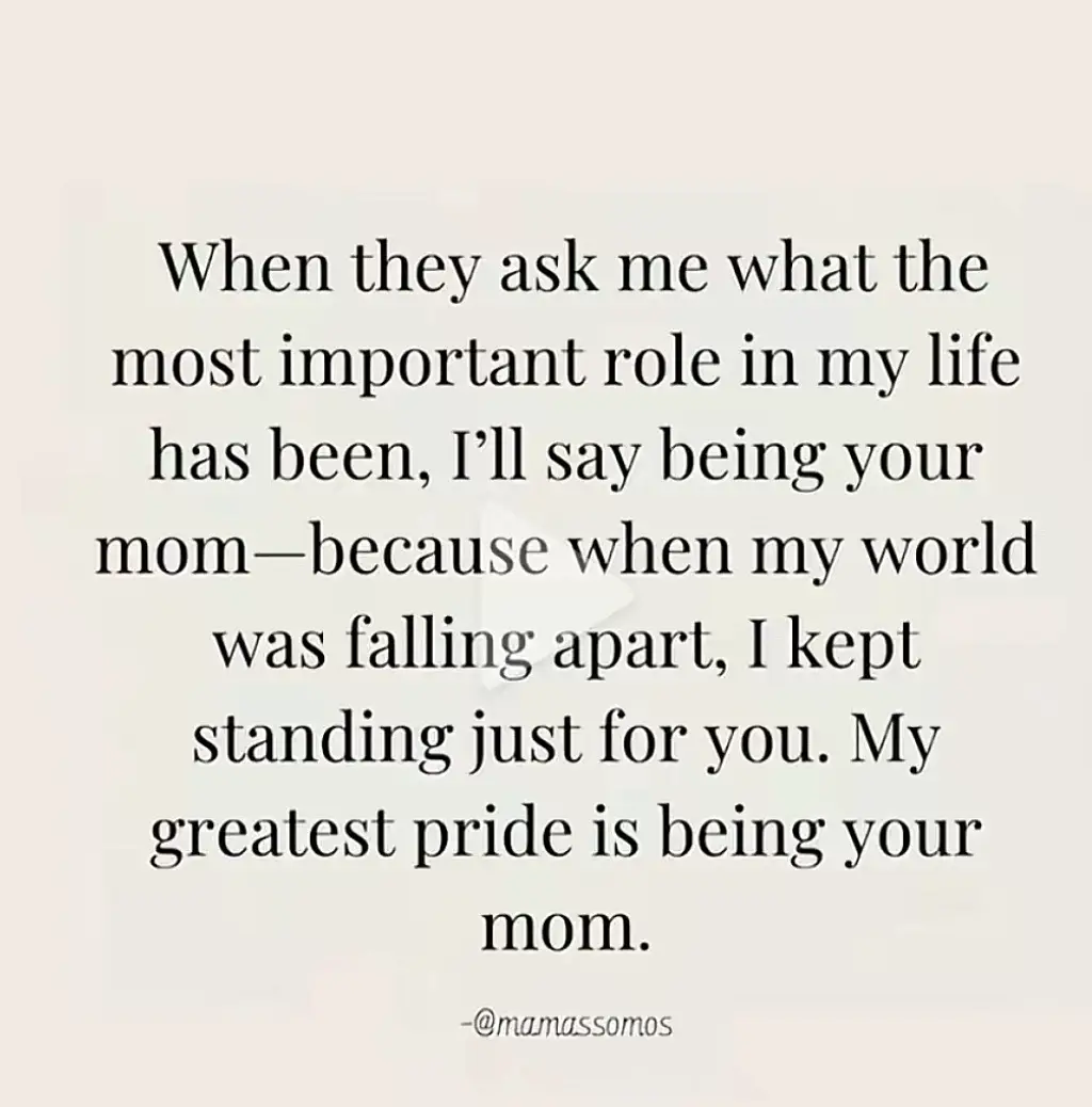 Without her, I wouldn’t make it. She’s my reason, my purpose, my ability to keep trying 