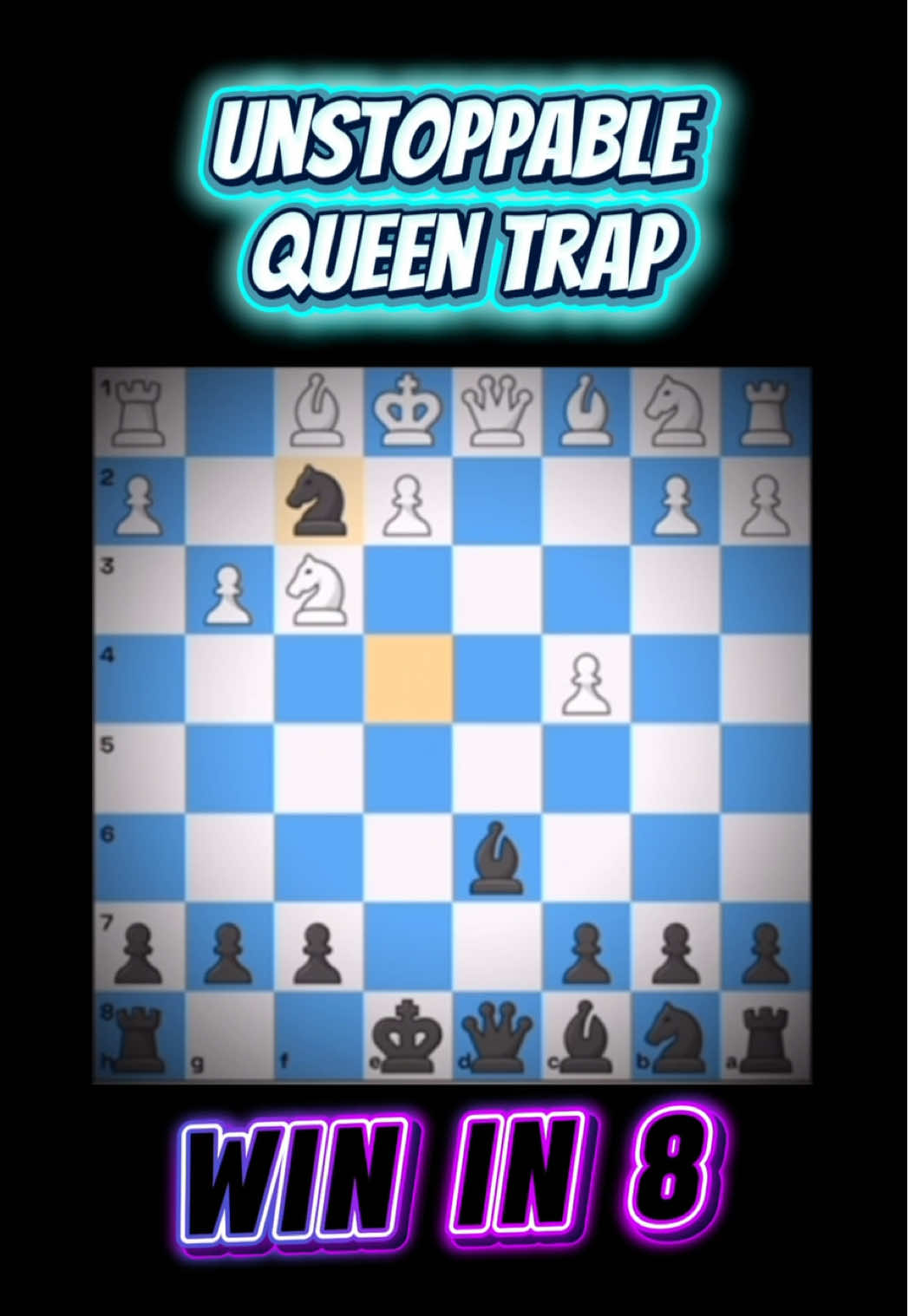 BRILLIANT QUEEN TRAP!! 