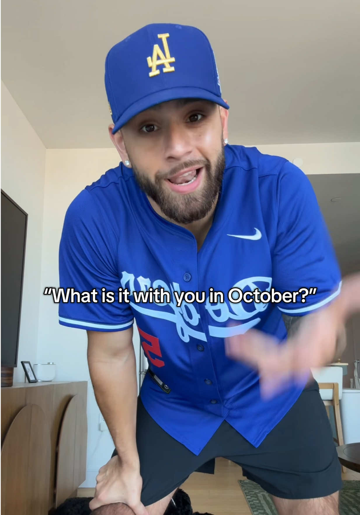 I like Halloween 🤷🏻‍♂️ LETS GO DODGERS! #dodgers #losangelesdodgers #dodgersbaseball #playoffs #october 