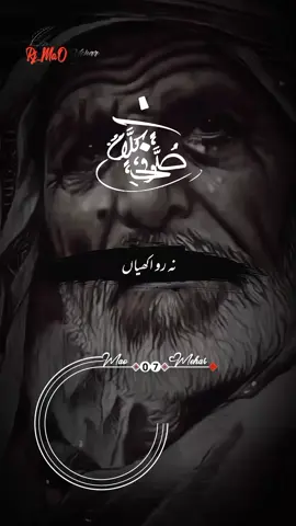 نَہ رو آکھیاں ڈک لو اَتھــرو ــــــ! تےِ کجھ نئیں بنڑدَا رویَــاں ــــــ! دُکھ بندے دِے مُکدِے نَہ ہیِ ـــــ! تےِ دُکھ مُکدبے نے مُـــویَاں #fyp #sufikalam #islamicvideo #kujiii533 #rjmaomehar_07_ 
