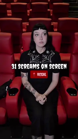 catch me every night of october in the theatre (with my creature feature popcorn container) 🍿😱  31 Screams on Screen starts at Regal TODAY. Regal Crown Club members can take advantage of a new concessions discount each week. this week is BOGO ICEE’s! get tickets now. #HorrorTok #RegalMovies #SpookySeason #Halloween 