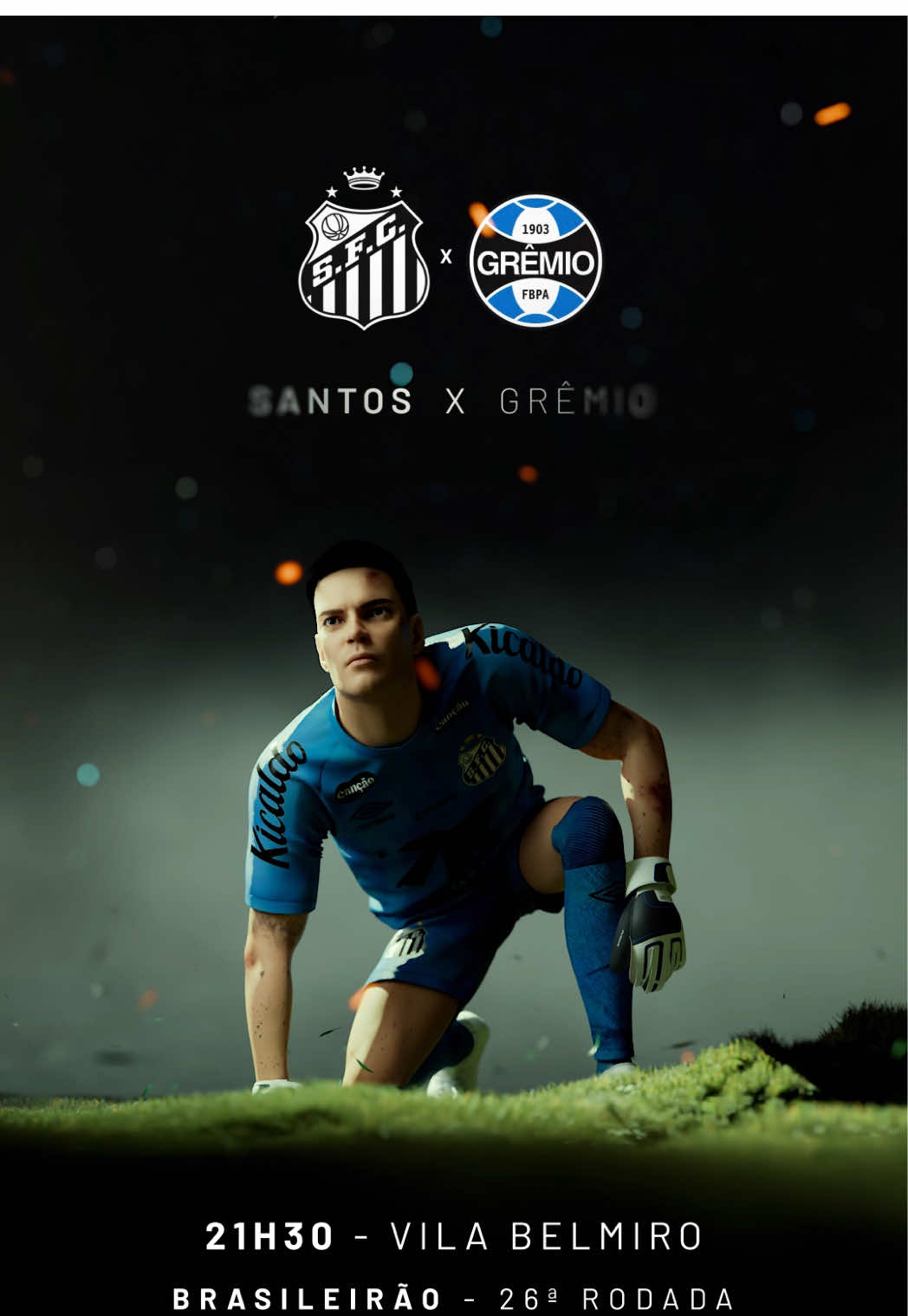 É dia de ostentar o #MantoSagrado e defender o nosso Peixão! 🛡️ 🎨 Yuri Zababury #Santos #SantosFC #TikTokEsportes 