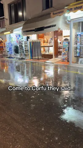 It’s a little wet … 😂 #corfu #roda #wednesday #fyp #holiday 