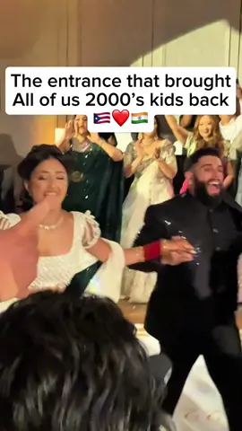Came out swinging to this Classic on our reception day! 🇵🇷❤️🇮🇳  #punjabiwedding #punjabi #foryoupage #puertorican #puertorico #wedding #weddingday #weddingtok #weddingvibes #interracialcouple #interraciallove 