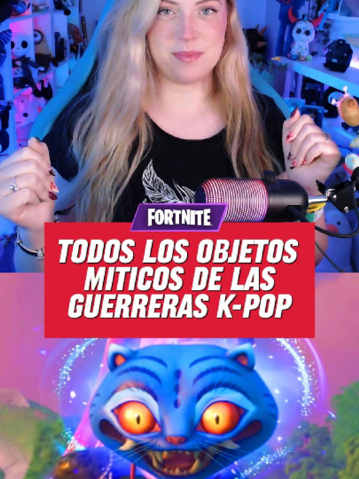 TODOS LOS OBJETOS MITICOS QUE LLEGAN CON LAS GUERRERAS K-POP - #fortniteespaña #novedadesfortnite #actualizacionfortnite #guerreraskpop