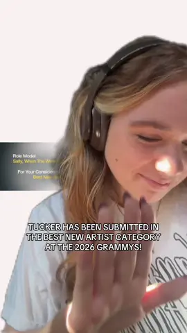 don’t let us down i beg @Recording Academy @tucker @noplaceliketour #rolemodel #tuckerpillsbury #grammys #bestnewartist #fyp  
