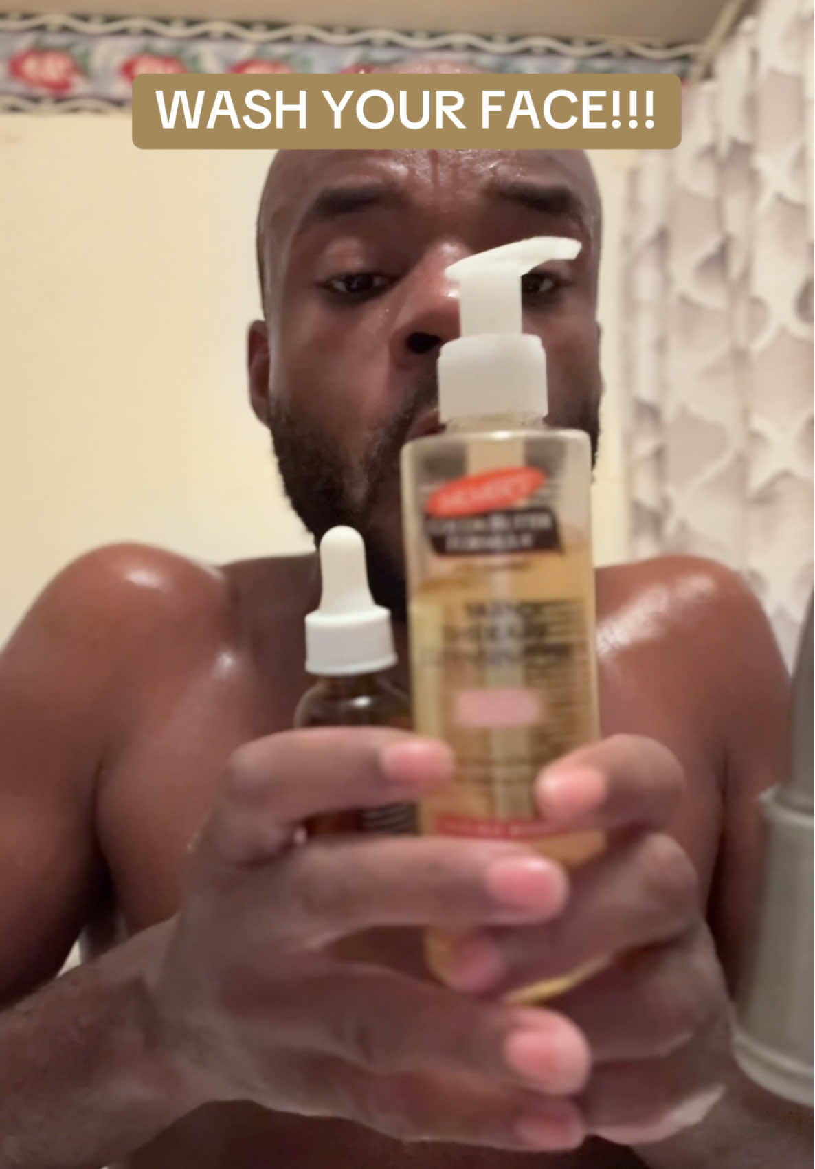 I can’t stand a person with a dirty, dry face.  Head to my TikTok Shop and get this Palmers Skin Therapy Cleansing Oil.  #TyreakToldYou #Palmers #Skincare #RosehipOil #TikTokShop 