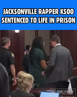 Jacksonville rapper #ksoo23x has been sentenced to Life In Prison with No Parole. While he does have the option to file an appeal, he still has another trial for his alleged role in the m-*rder of #Foolio 's friend 