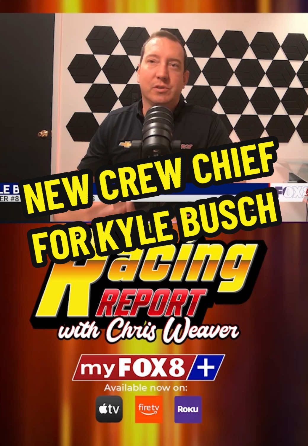 New crew chief for Kyle Busch to finish 2025 season! #nascar #kylebusch 