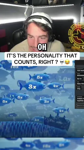 IT'S THE PERSONALITY THAT COUNTS, RIGHT ? 💀😂 #streamer #clips #fish #funny 
