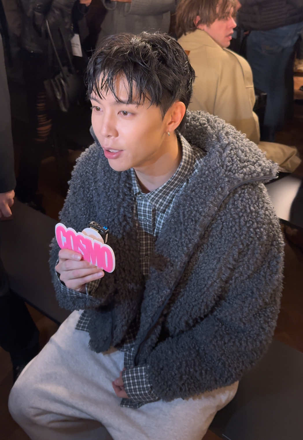 #johnny from #nct at @acnestudiosofficial show #fashionweek 