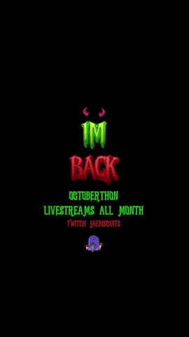 Spooky szn is here and I am OFFICIALLY back!! #jae_biscuits #Lifestyle #gaming #kpop #fyp 