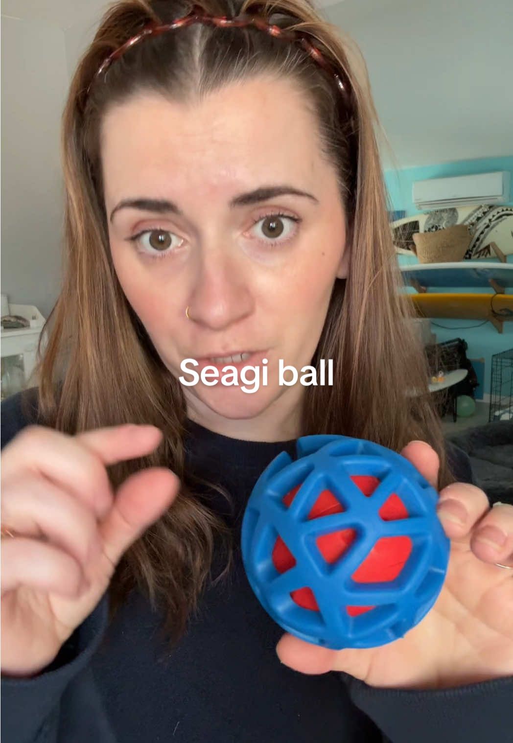 No more chewed shoes. No more whining. Just a happy, entertained pup 🐶 #InteractiveDogToy #DogParentHacks #SmartDogBall #HappyDog 