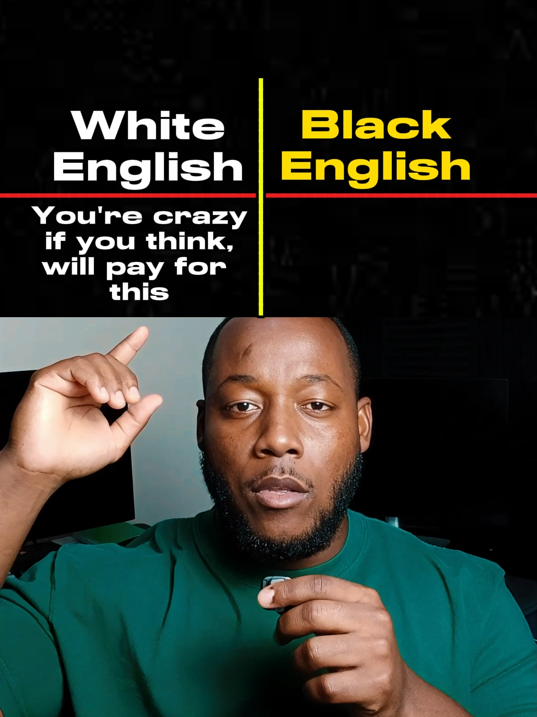 White ENGLISH and Black English. #usa🇺🇸 #English #expression  #relatable #Vocabulary #viralvideo #viral #fyp #foryoupage  #england🇬🇧 #usa_tiktok #nigeriantiktok🇳🇬 #ghanatiktok🇬🇭  #gharbaithoindia #indiatiktok #france🇫🇷  #brazil🇧🇷 #mexico🇲🇽 #dubai🇦🇪  #you