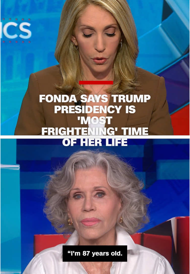 Actress and activist Jane Fonda speaks with CNN’s Dana Bash about what frightens her about the Trump administration. #CNN #News 