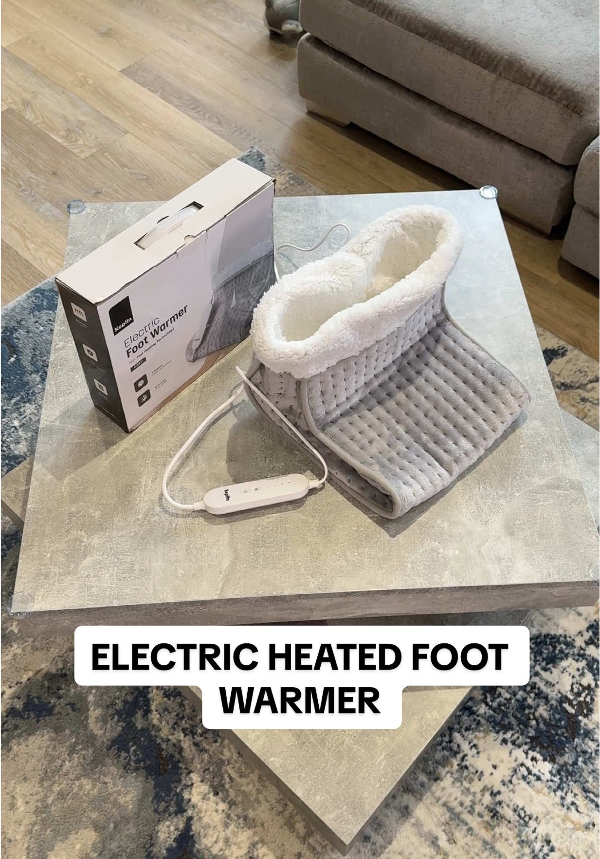 Electric foot warmer for those cold footed family members & free shipping @Keplin #giftideas #feet #SelfCare #painrelief  #tiktokmademebuyit 