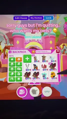 i grew out of adopt me and im done with the game who wants them